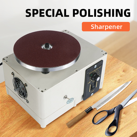 Electric Polisher Knife Sharpener Hairdressing Scissors Manicure Knife Special Polishing Machine Diamond Grinding Disc ► Photo 1/6