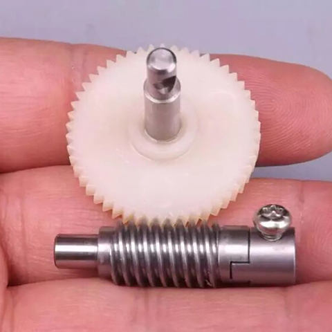1Set Plastic Worm Reduction Gear Set Metal Wheel Speed Reducer Gearset For DIY Accessory ► Photo 1/6