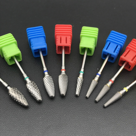 12 Style Choice Tungsten Carbide Nail Drill Bits Machine Nail Cutter Nail File Manicure Carbide Nail Drill Bit&Dental Burs ► Photo 1/6