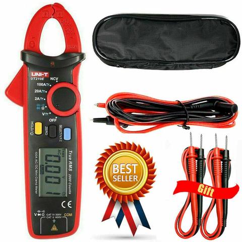 UNI-T UT210E True RMS Mini Digital Clamp Meters AC/DC Current Voltage Auto Range VFC Capacitance Non Contact Multimeter Diode ► Photo 1/5