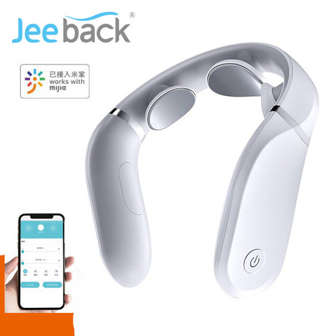 Cervical Massager G2 TENS Pulse Protect the Neck Only 190g Double Effect Hot Compress L-Shaped Wear Work For Mijia App ► Photo 1/6