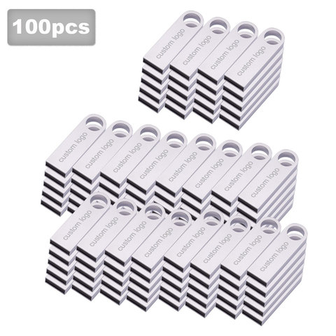 100pcs/lot Waterproof Mini Pendrive 32gb 16gb Usb 2.0 Flash Drive 64gb 8gb 4gb Cheap Memory Stick Pen Drive Metal Memoria Stick ► Photo 1/6