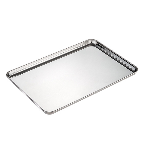 Food-Grade Stainless Steel Cooling Racks Cake Baking Tray Rectangle Fruit Bread Plate Kitchen Steamed Sausage Pans Dish Tools ► Photo 1/6