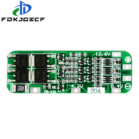 3S 20A Li-ion Lithium Battery 18650 Charger PCB BMS Protection Board 12.6V Cell 59x20x3.4mm Module ► Photo 1/2