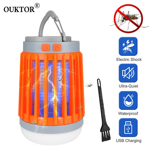 3 in1 LED USB Solar Power Mosquito Killer Lamp Protable Lantern Outdoor Repellent Light Insect Bug Fly Mosquito Trap Camping ► Photo 1/6