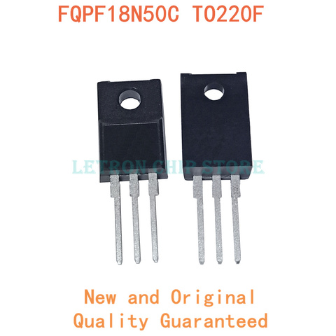 10PCS FQPF18N50C TO-220 18N50C TO-220F 18N50 TO220 FQPF18N50 TO220F MOSFET transistor N-CH new and original IC Chipset ► Photo 1/1