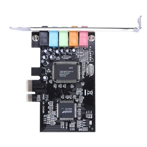 PCI Express x1 PCI-E 5.1ch CMI8738 Chipset Audio Digital Sound Card  For Bitcoin Miner Mining ► Photo 1/6