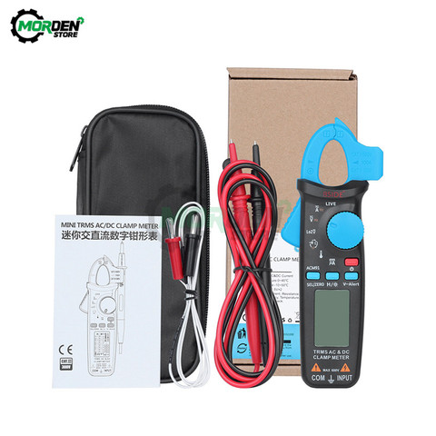 Mini Digital Clamp Meter Ammeter DC/AC Current 100A 1mA Tester Professional  repair car Digital NCV Multimeter Capacitor Tester ► Photo 1/6