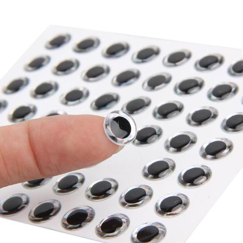100pcs 3D Fish Eyes Holographic Professional Fishing Lure Eyes Fly Tying Jigs Dolls With Good Adhesive Fish Lures Eyes Rubber ► Photo 1/6