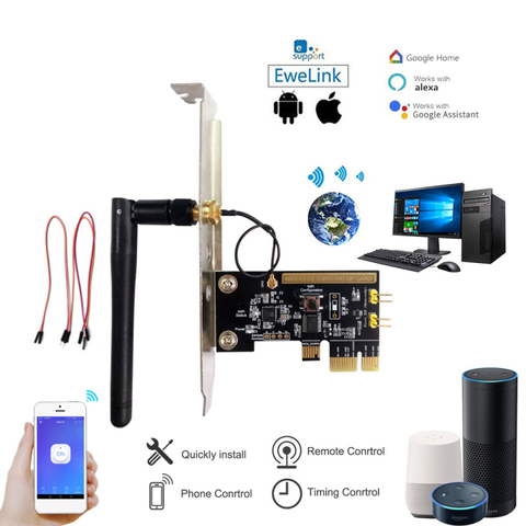 ewelink app control computer boot device remote on/off boot card timer switch remote operation computer work with alexa Amazon ► Photo 1/6