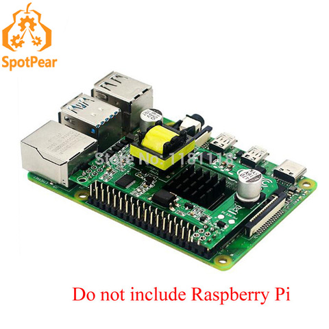 Raspberry Pi 3B+/4B POE HAT（C）Power over Ethernet HAT, with heatsink ► Photo 1/6