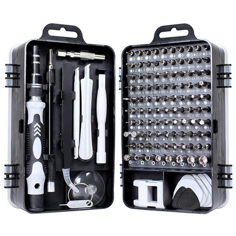 115 In 1 Screwdriver Set Multi-Function Manual Repair Tool Box Home Multi-Use Repair Mobile Phone Computer Disassembly Tool Box ► Photo 1/6