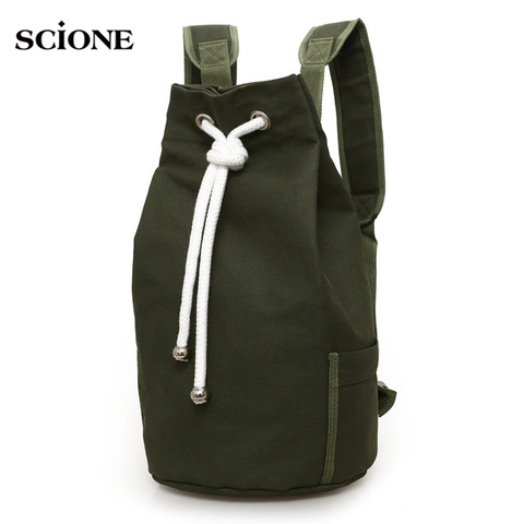 Men Gym Bag Drawstring Backpack Bucket Sports Basketball Bags For Women Fitness Canvas Rucksuck Sac De Sport Mochila XA718WA ► Photo 1/6