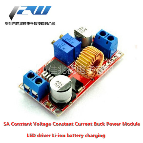 Constant current and constant voltage, high current 5A lithium ion battery charging, LED driver, step-down power module ► Photo 1/3