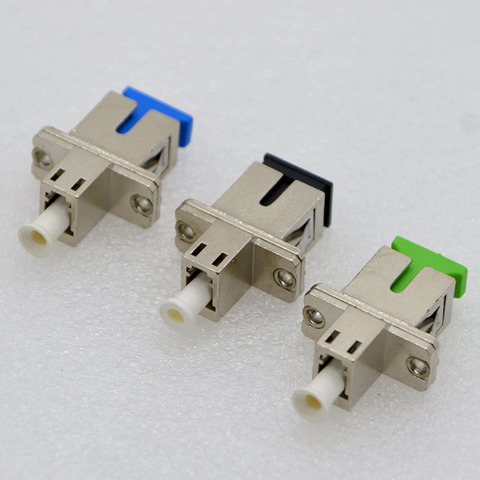 New HOT SELL Optical Fiber Connector LC-SC Singlemode APC MM Metal Adapter Flange Coupler For Optical Power Meter  Special ► Photo 1/6