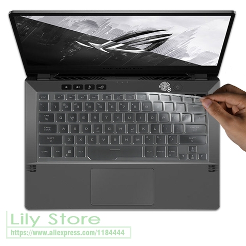 High Clear TPU Keyboard Cover Skin Protector for Asus ROG Zephyrus G14 GA401 GA401ii GA401iv GA401iu 14-inch gaming notebook ► Photo 1/6