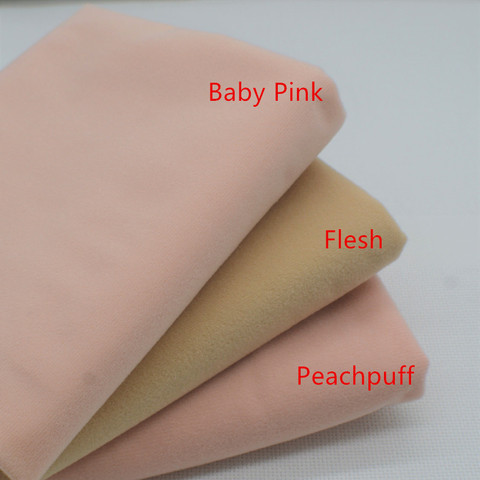 50*145cm  Flesh colored Diy Doll Skin Fabric Fiber High-density Nap Telas Tissus Patchwork Sewing Textiles Handmade Costura ► Photo 1/4