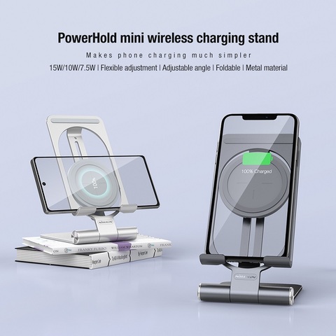 Fast Wireless Charger Stand Nillkin Qi Wireless Charging For iPhone 12 12 Pro Fast Charger Adjustable Holder For Samsung Note 20 ► Photo 1/6