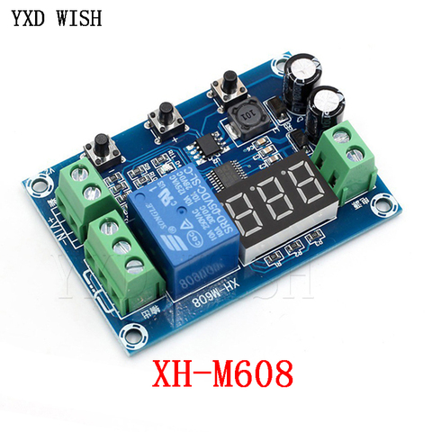 XH-M608 Battery Charge Discharge Module DC 6-40V Integrated Voltmeter Undervoltage Overvoltage Protection Timing Discharge Board ► Photo 1/4