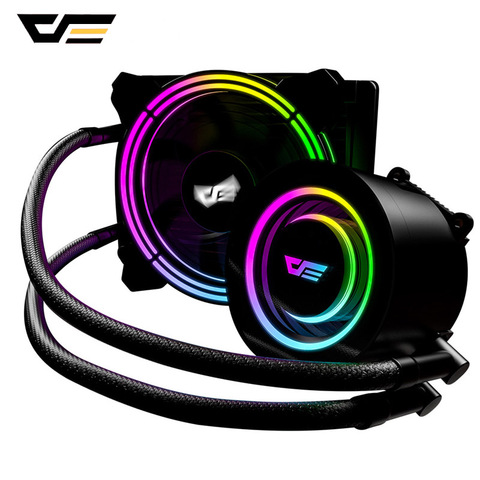 darkFlash Water Liquid Cooling AIO CPU Cooler Radiator 120mm Fan RGB  Sync CPU Water Cooling For LGA 2011/1156/AM3+/AM4 ► Photo 1/6