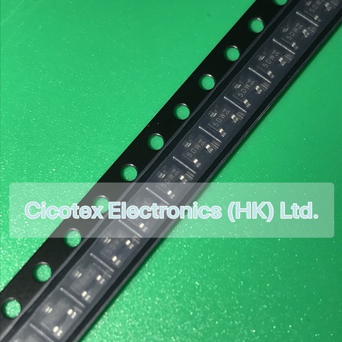 100pcs/lot BC807 SOT-23 BC 807 5DW 5D 50W 5OW TRANS PNP 45V 0.5A SOT23 BC807,215 BC807215 ► Photo 1/1