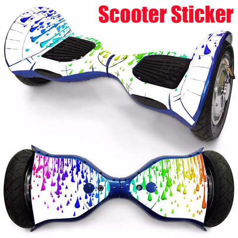 10 Inches 2 Wheels Self Balancing Electric Scooter Hoverboard Wrap Cover Sticker Protecter Mini Hover Colorful Decoration Paper ► Photo 1/5