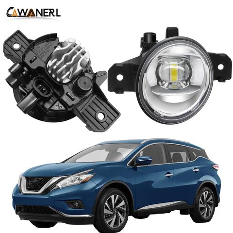 Fog Light Assembly H11 Car Right + Left LED Lens Fog Lamp Daytime Running Light 30W 8000LM 12V For Nissan Murano 2015 2016 2017 ► Photo 1/6