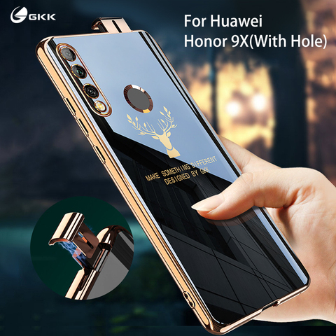 GKK Case For Huawei Honor 9X P Smart Z Y9 Prime 2022 Case Luxury Plating Pattern Anti-knock Soft Cover For Huawei Honor 9X Cases ► Photo 1/6