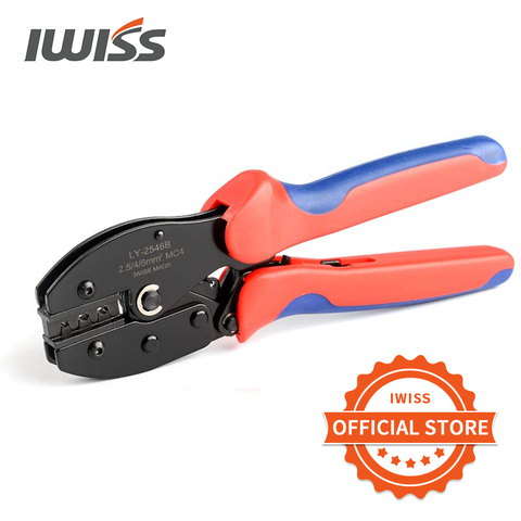 IWISS LY-2546B MC3/4 Connectors Crimper pliers for Solar Panel PV Cable Crimping Tool AWG 14.12.10 (2.5,4,6.0 mm² ) ► Photo 1/6