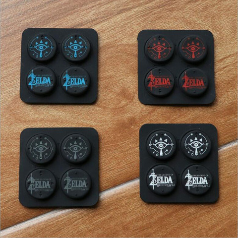 2022 New Silicone Thumb Stick Grip Caps Analog Joystick Cover Case For Zelda Nintend Switch NS JoyCon Controller Joy-Con Joypad ► Photo 1/6