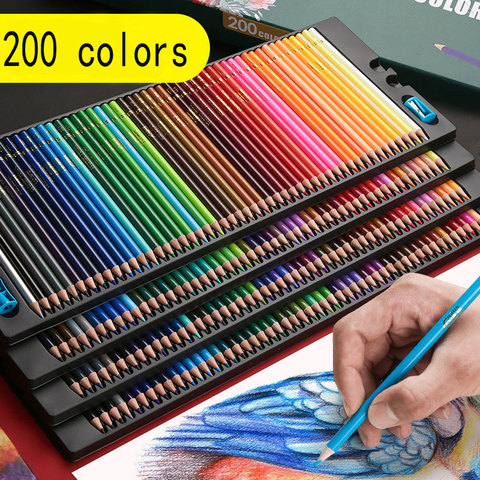 72/120/150/200 color colored pencil set water-soluble or oily optional for school art drawing and sketching special pencil ► Photo 1/6