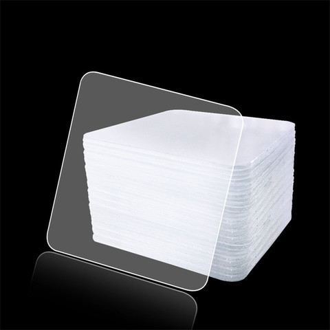 10Pcs/set Clear Double Sided Adhesive Sheets Adhesive Tap Sheet