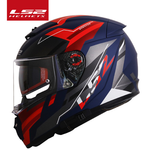 Original LS2 Breaker motorcycle helmet casque moto LS2 FF390 full face dual lens modular helmets casco with fog-free system ► Photo 1/4