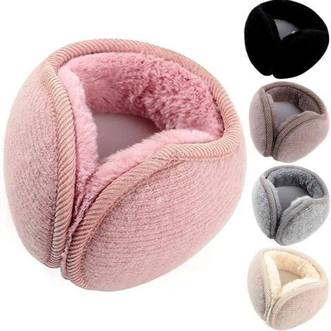 New Fashion Womens Mens Ear Muffs Winter Ear Warmers Fleece Ear Warmer Men's Womens Behind the Head Band ► Photo 1/1