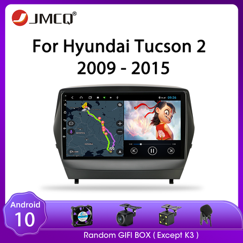 JMCQ For Hyundai Tucson 2 LM IX35 2011-2014 Car Radio Android 9.0 player Multimedia Video Players 2din Stereos DSP Split Screen ► Photo 1/6