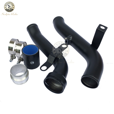 urbo Discharge Pipe Conversion Boost Pipe Kit Fits For V.W Golf MK5/MK6/GT.I /Scirocco for Audi TT/A3 2.0TSI BLACK ► Photo 1/6