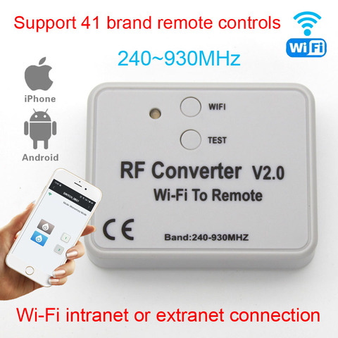 WiFi to Remote RF Converter Switch Garage Door Controller Garage Door Opener APP Remote Control WIFI garage gate door remote 433 ► Photo 1/6