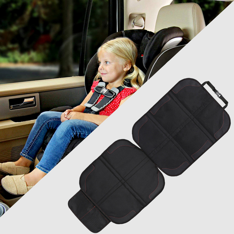 Car Seat Cover Oxford PU Leather Car Seat Protector Mats Child Baby Pads Seat Protective Mat For Baby Kids Protection Cushion ► Photo 1/6