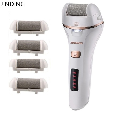 Rechargeable electric foot file callus remover machine pedicure device foot care tool feet for heels remove dead skin tool ► Photo 1/6