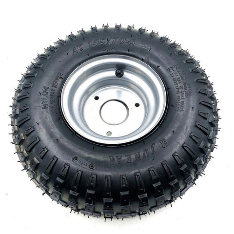 6 Inch ATV Wheel 145/70-6 All Terrain Vehicle Tyre Fit For 50cc 70cc 110cc Small ATV Quad Front Or Rear Wheels ► Photo 1/6