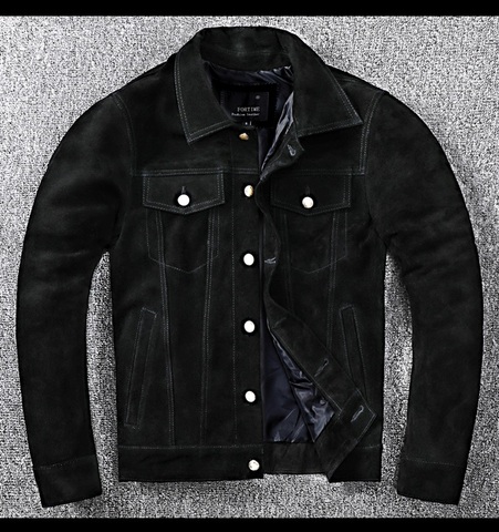 Free shipping.New arrival leather coat,fashion Mens genuine leather Jacket,classic casual slim Cowhide clothing.wholesales ► Photo 1/6