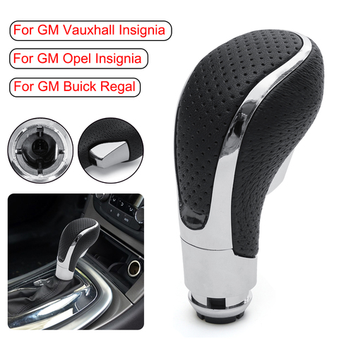 Automatic Transmission Car Gear Shift Shifter Lever Knob For GM/Buick Regal/Opel Insignia/Vauxhall Insignia PU Leather ► Photo 1/6