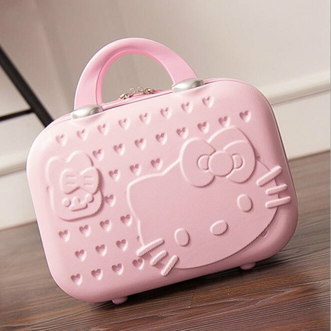 Hello Kitty Pink Cosmetic Case Bag