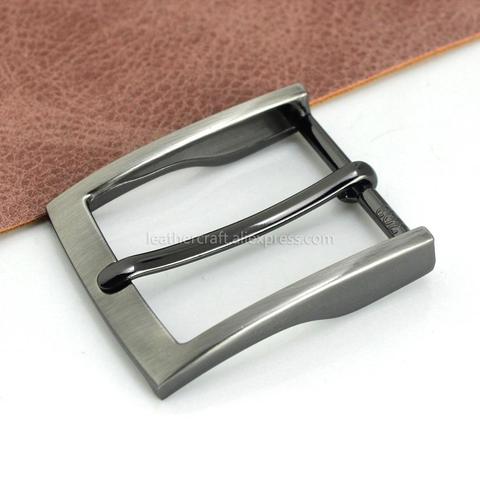 1pcs Metal 3.5cm Belt Buckle Casual Polished End Bar Single Pin Belt Buckle Leather Craft Webbing fit for 33-34mm belt ► Photo 1/6