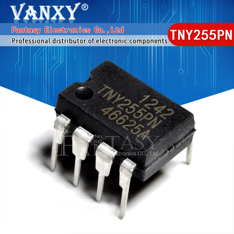 10PCS TNY255PN DIP8 TNY255P DIP TNY255 DIP-8 255PN new and original IC ► Photo 1/5