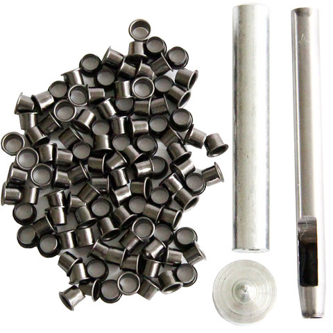 Eyelet Tool Set Grommet Kit +100 eyelets for DIY Kydex Sheath Huning knife Parts, Outdoor Tool ► Photo 1/6