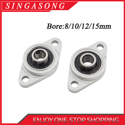 Zinc Alloy Diameter 8mm to 30mm Bore Ball Bearing Pillow Block Mounted Support KFL08 KFL000 KFL001 KFL002 KFL003. ► Photo 1/6