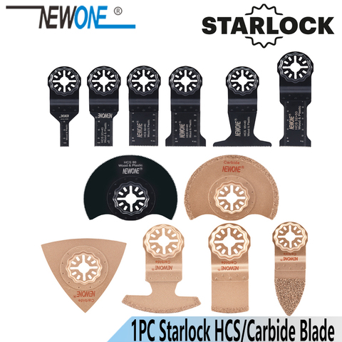 NEWONE 1pc HCS  Carbide Starlock Oscillating Tools Saw Blades Multi-tool Renovator blade for Wood Plastic working Remove Soils ► Photo 1/4