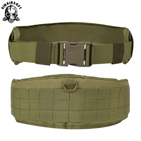 Military Molle Waist Belt Men Tactical Outer Waist Belt Padded CS Multi-Use Equipment Airsoft Wide Belts Hunting Accessories ► Photo 1/6