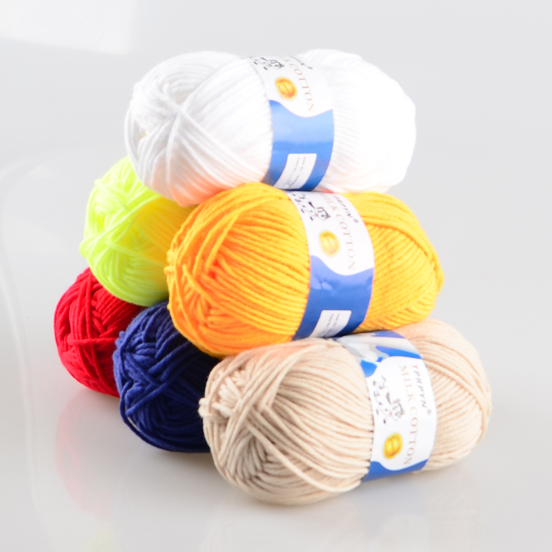 50g/ball Handmade DIY Hand Knitting Wool Yarn Soft Velvet Wool For Doll  Thickness Line Crochet